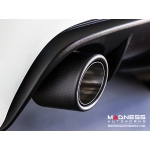 FIAT 500 Custom Carbon Fiber Exhaust Tips by MADNESS (2) - Carbon Fiber -  2.75" ID
